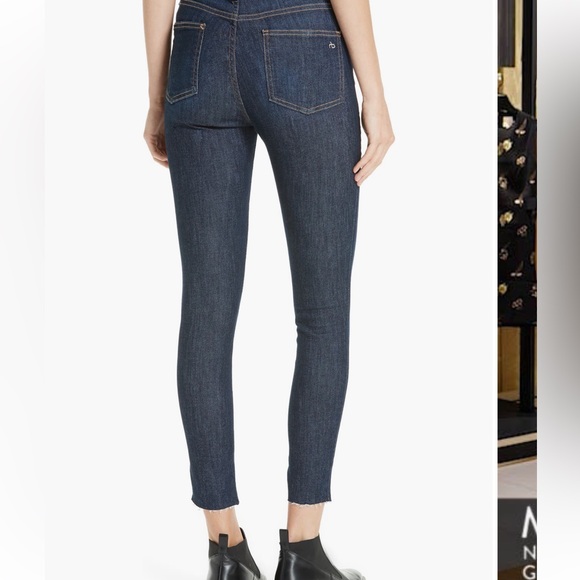 Rag & bone High Waist Skinny Ankle Jeans. - Picture 2 of 6
